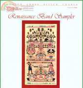 The Vermillion Stitchery V903 Renaissance Band Sampler in XSD