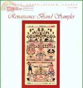 The Vermillion Stitchery V903 Renaissance Band Sampler in XSD