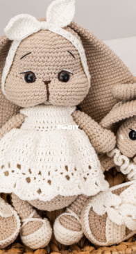 Hi DIY crochet - Heidi Bokher - Bunny Girl - Девочка-Зайка - Russian