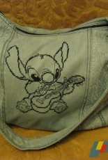 Bag with embroidery Stitch