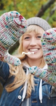 Tinsel Mitts by Andrea Mowry