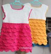 craftideas.us - Crochet charming dress for little girls - Free