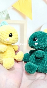 Toy Story Patterns - Naimanova Toys - Naimanova Antonina - Amigurumi Dino - English