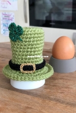 Nice and Cosee - Victoria McDermott -St Patricks Day Leprechauns Hat Egg Cosy - Free
