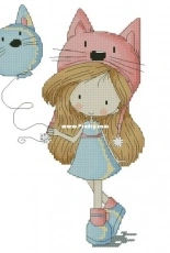 Girl with a Balloon by Svetlana Sichkar