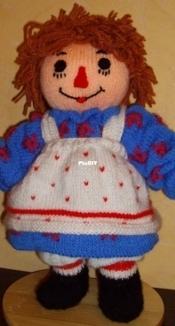 Raggedy Ann - Anne-Marie Dentelle Collard - French