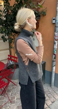 Lulu Slipover by Mette Wendelboe Okkels - PetiteKnit - Russian translate