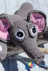 Accessorize This Designs - Sara Blake - Morton the Elephant Pillow Buddy