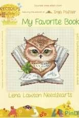 Lena Lawson Needlearts IP-08 - My Favorite Book by Inga Paltser