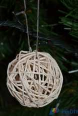 boule de Noël faite par moi