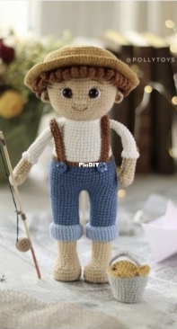 Polly Toys Crochet - Dasha Lobacheva - Tom Sawyer - Том Соиер -  Russian