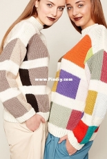Color Swatch Sweater by Yarnspirations Design Studio-Free
