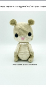 Whimsical Yarn Creations - Christina Marie - Butters the Hamster