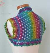 Bernadette Ambergen - Berniolies Designs - Rainbow Shrug