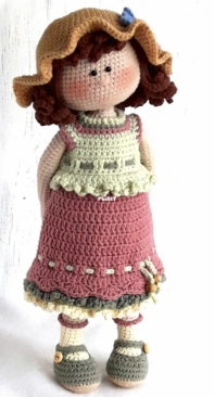 Knit a Miracle by Nelly - Nelly Shkuro - Dorothy the Lovely Girl - French - German - Dutch