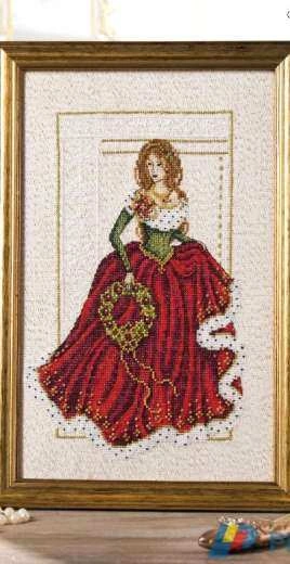 Christmas Lady by Shannon Wasilieff from Cross Stitch Gold 141 XSD