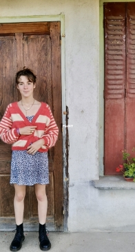 Waldo Loose Cardigan by Emma Ducher - English, French