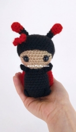 Affordable Cuteness - Theresas Crochet Shop - Theresa Grey / Kicher - Lulu the Ladybug