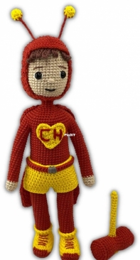 Amanita Crochet - Elida Lucia da Cunha - Chapolin Colorado  - Portuguese