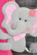 Atelie Fofurices Bella Manu-Felting Elephant by Vanessa Fidelis-Free-Portuguese
