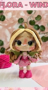 Najera Crochet by Grace - Grace Najera - Flora Winx - Tecna Winx - Spanish