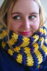 Ovis Yarns-Skeletal Cowl by Becky Ovis-Free