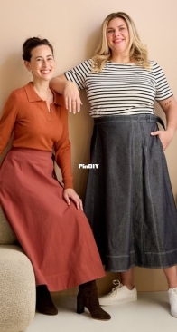 Cashmerette Club - Osgood Skirt - Sizes 0-32
