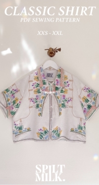 Spilt Milk - Classic Shirt Sewing Pattern