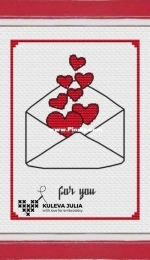 Valentines Card Heart Envelope by Julia Kuleva - Free