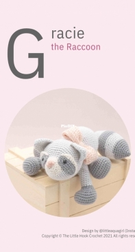 The Little Hook Crochet - Little Aqua Girl - Bubbles and Bongo - Erinna Lee - Gracie The Raccoon