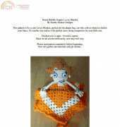Knotty Hooker Designs - Deana Bubble Guppie Lovey Blankie