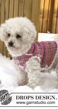 Drops Design - Warm Banjo Dog Sweater - Spanish - Free