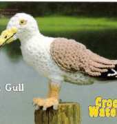 Annies Attic 87W13 Barbara Anderson - Crochet Waterfowl Sea Gull
