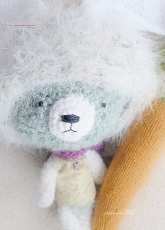 Amigurumi bear with bunny ears