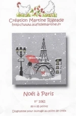 Creation Martine Rigeade 1061 Noël à Paris PCS