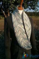 Chevron Cowl (Knit) by Shannon Sanchez