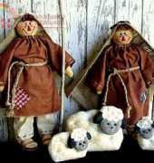 Cat and the Fiddle Designs 146 Silent Night, Holy Shepherds and Sheep