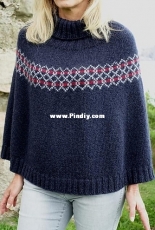 Silver Links Poncho by Paulina Popiolek