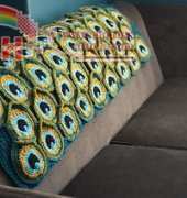 Peacock Pretty Blanket by kraftling