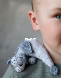 Knitted dragon by Cute Knit Toy