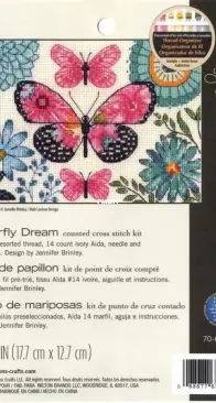 Dimensions - 70-65178 Butterfly Dream XSD