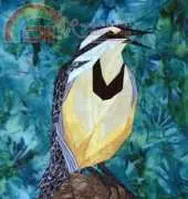 Wee meadowlark-Paper piecing