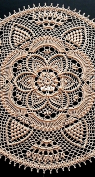 Galyna Borysova - Галина Борисова - Svetlana Doily - Салфетка Svetlana - Russian