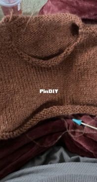 Knitting my very first sweater