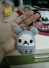 rat keychain