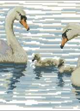 Vervaco 70.477 Swans pcs