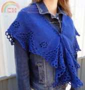 Tsidfy Shawlette by Joyce Fassbender/Knit Picks-Free