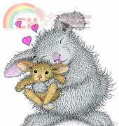 HAED HAEHOM 1048 Love Bunny - Ellen Jareckie, House Mouse Designs