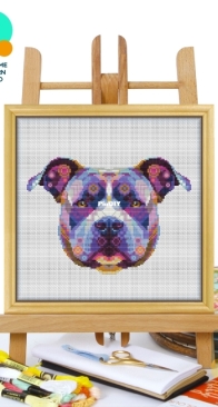 Awesome Pattern Studio - CS2099 - Mandala American Staffordshire Terrier XSD