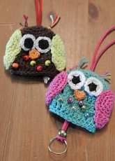 Carins Creaties - Carin van Kuijk  - Owl key cover cozy - English - Free
